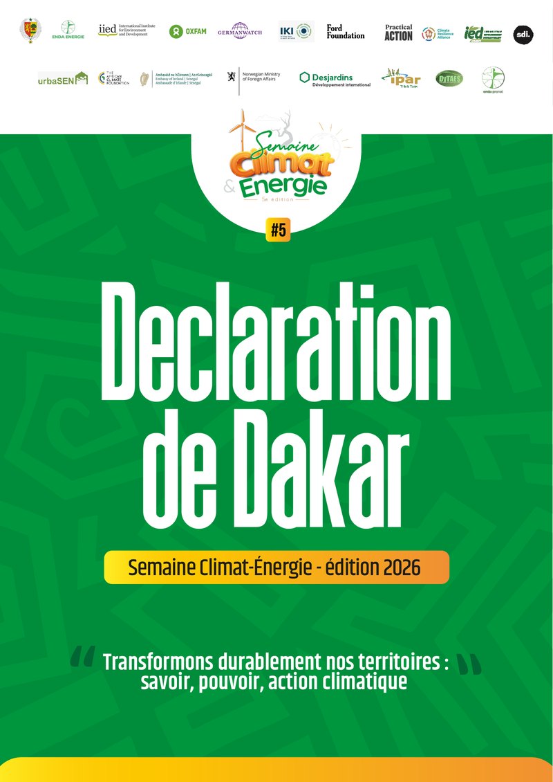Déclaration de Dakar 2026